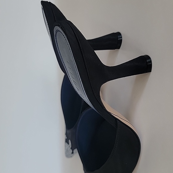 lIndaco Carmen 95mm Black Crystal-Embellished Mules Size 8 - Picture 8 of 11